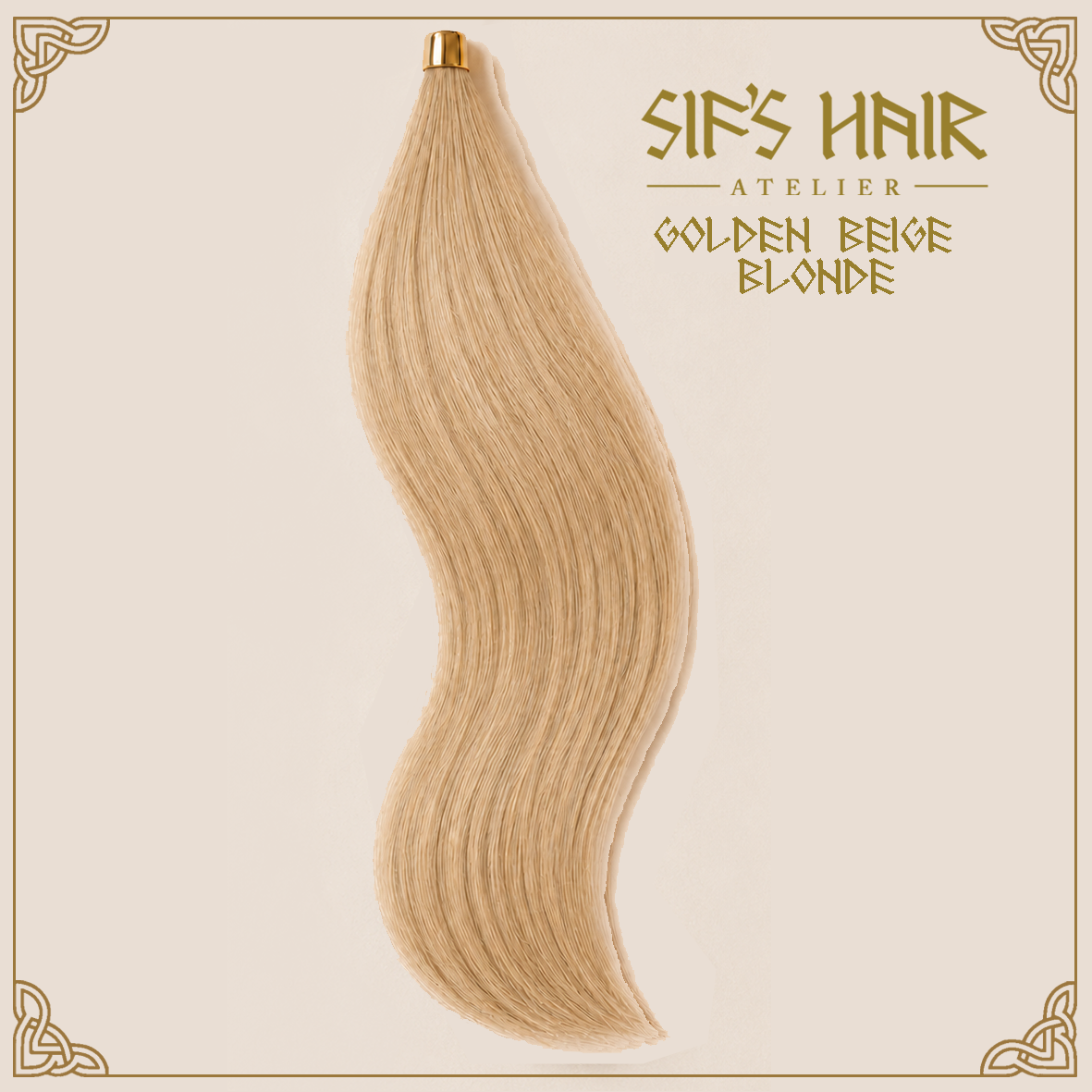 Golden Beige Blonde| Tape-In Extensions