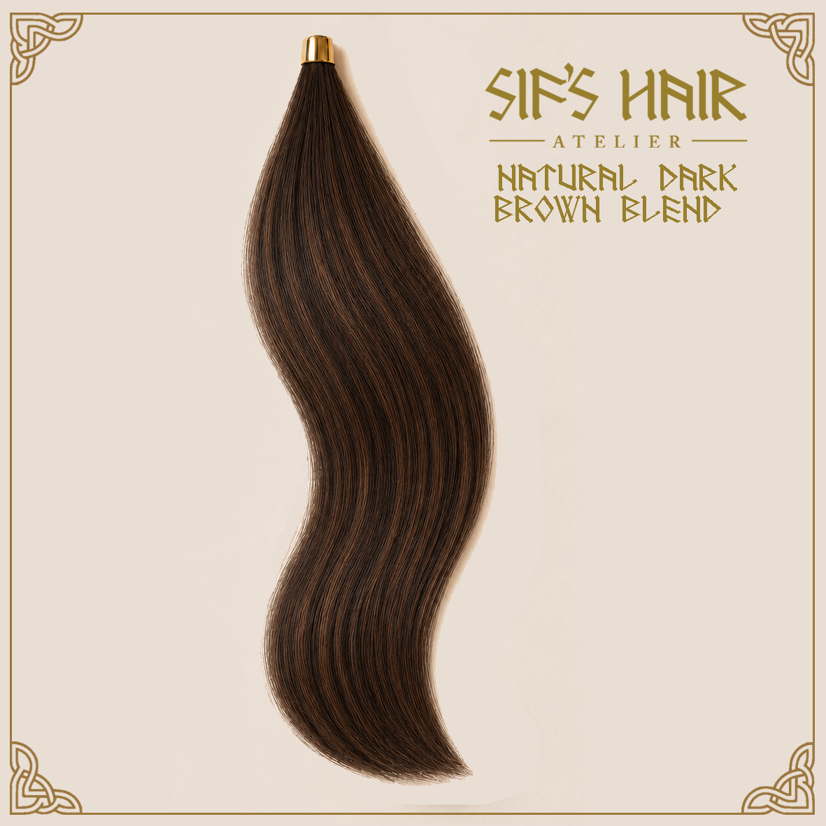 Natural Dark Brown Blend| Tape-In Extensions