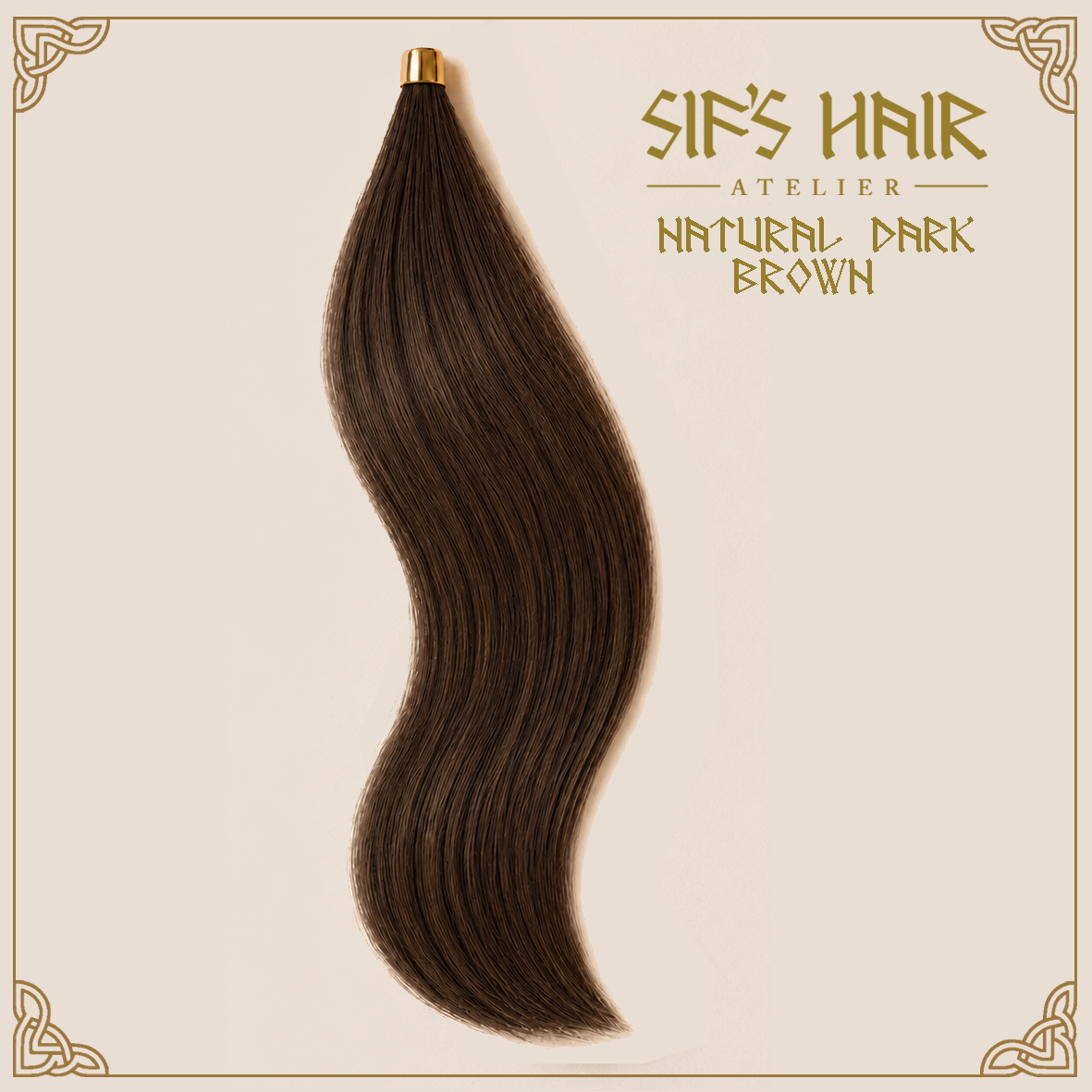 Natural Dark Brown | Tape-In Extensions