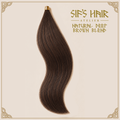 Natural Deep Brown Blend| Tape-In Extensions
