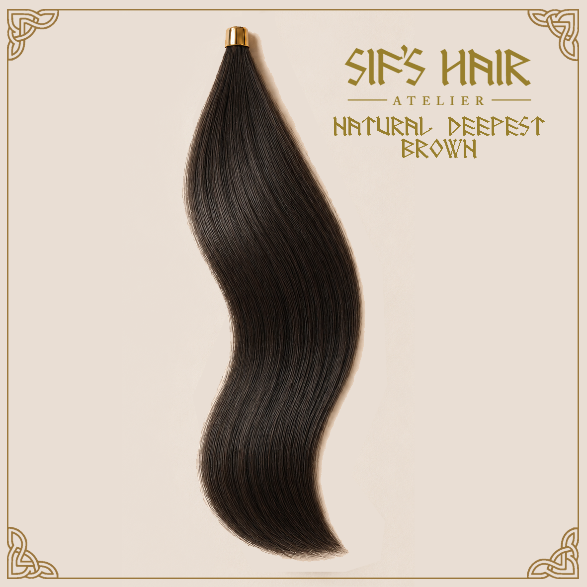 Natural Deepest Brown| Tape-In Extensions