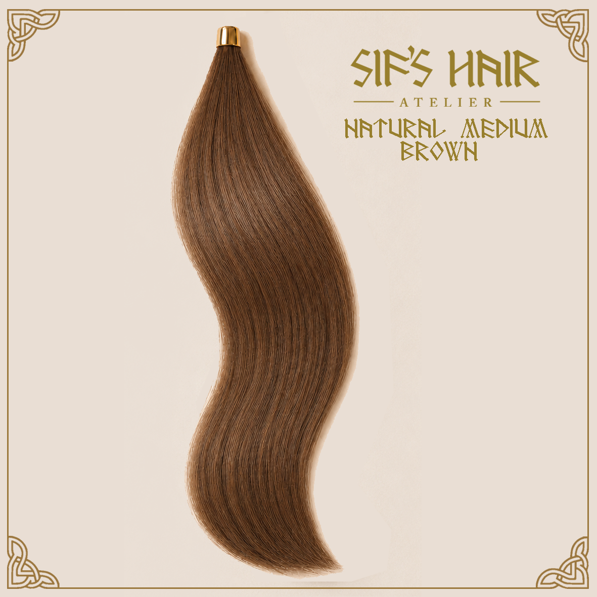 Natural Medium Brown| Tape-In Extensions